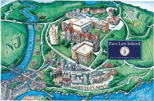 Campus Map Pace Law School