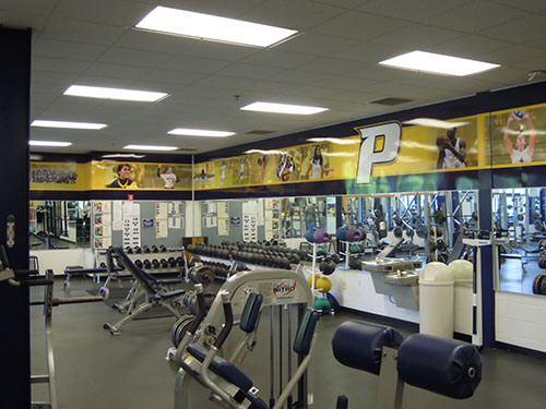 Weight Room - The Goldstein Fitness Center on Pace University's Pleasantville campus