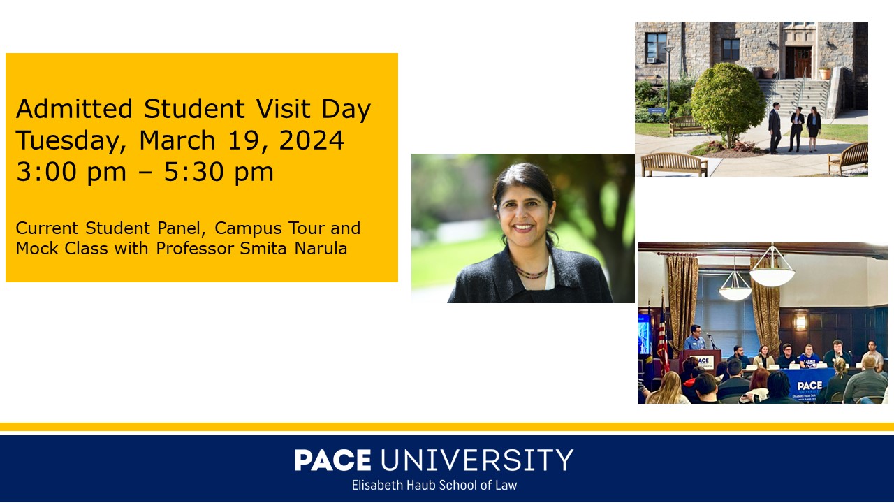 March 19th Admitted Student Visit Day