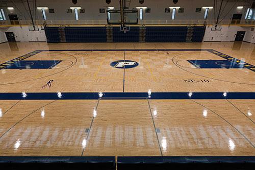 Basketball Court - The Goldstein Fitness Center on Pace University's Pleasantville campus