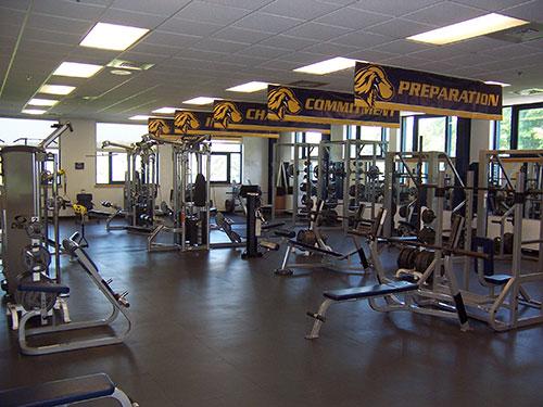 The Goldstein Fitness Center on Pace University's Pleasantville campus