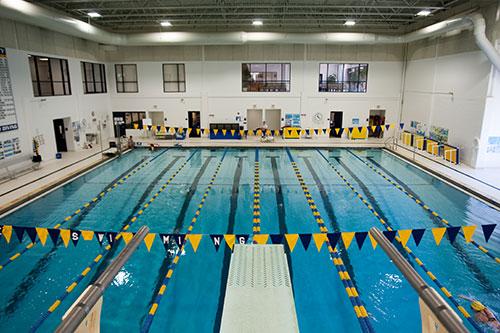 Swimming Pool - The Goldstein Fitness Center on Pace University's Pleasantville campus