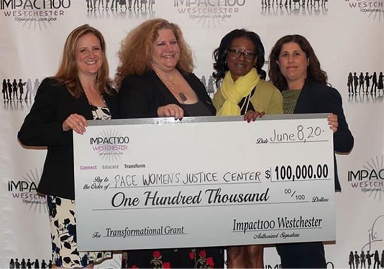 Pace Women's Justice Center receives a $100,000 grant.