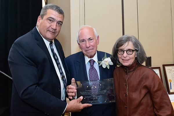 Presentation of Plaque to Eric and Barbara Dobkin